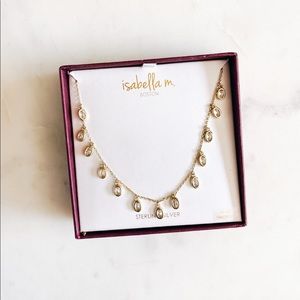 Gold Droplet Necklace NWT